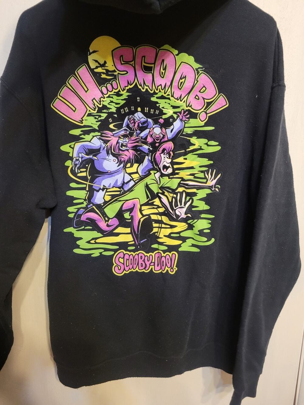 Scooby Doo where are you! Large Graphic Hoodie. Vintage Style And Appearance
